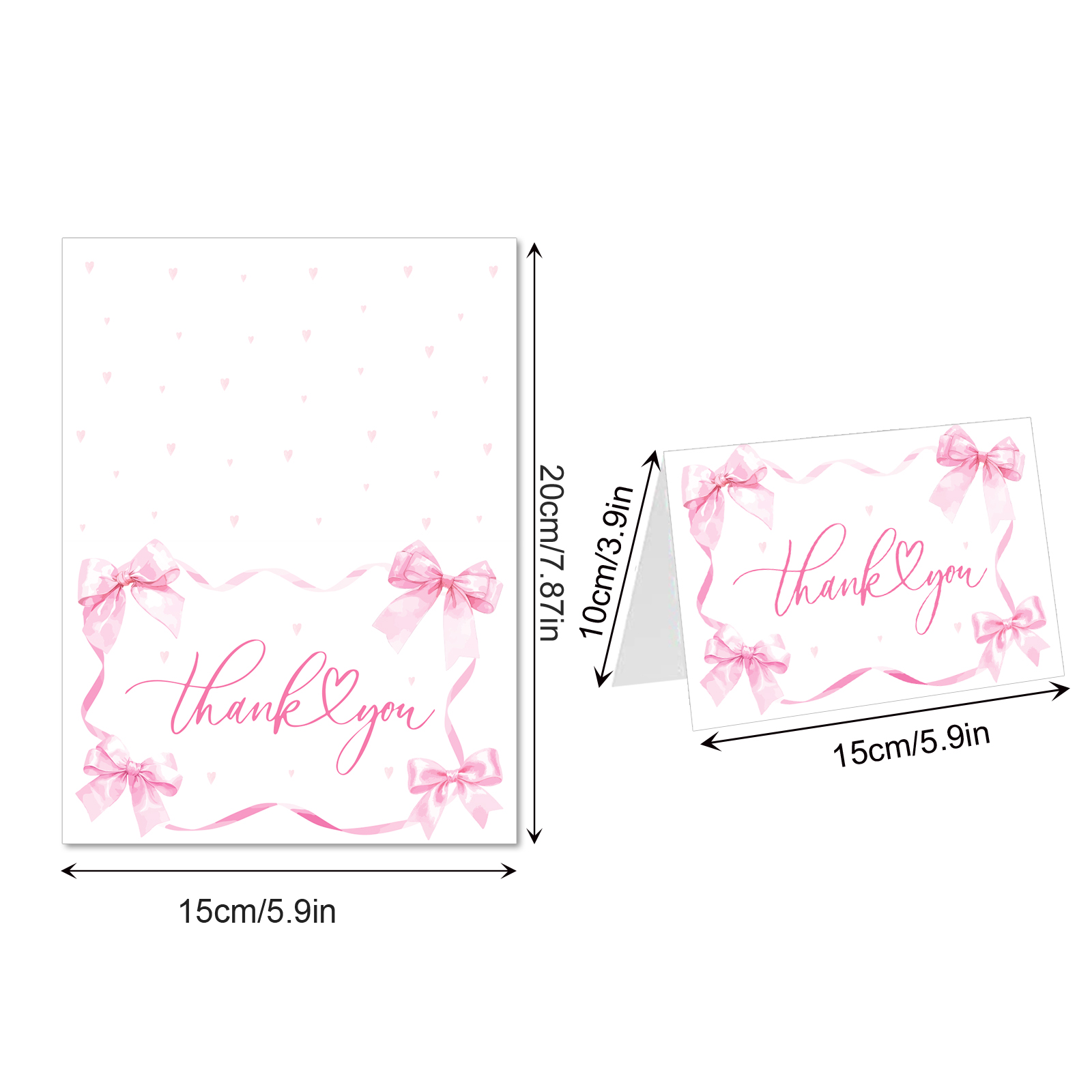 13pcs 핑크 보우 타이 인사말 카드 봉투 스티커 축 - Wedding Sutra 리뷰 및 가격