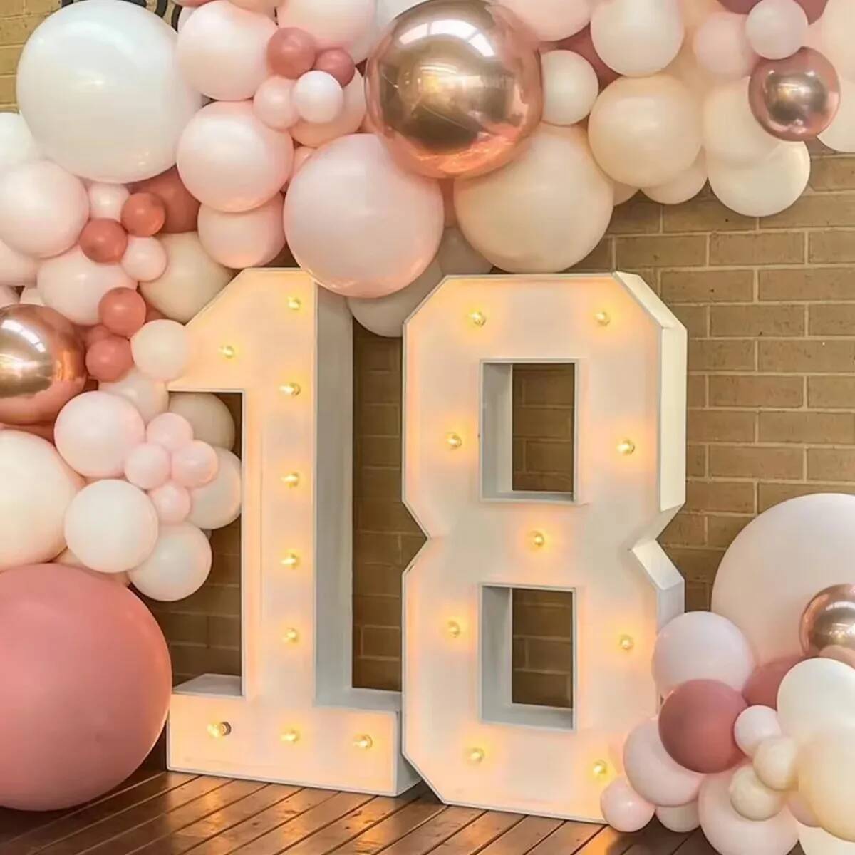 거대 숫자 LED 조명, 어린이 생일 파티, 결혼 기념 - Confetti Balloon Set 리뷰 및 가격