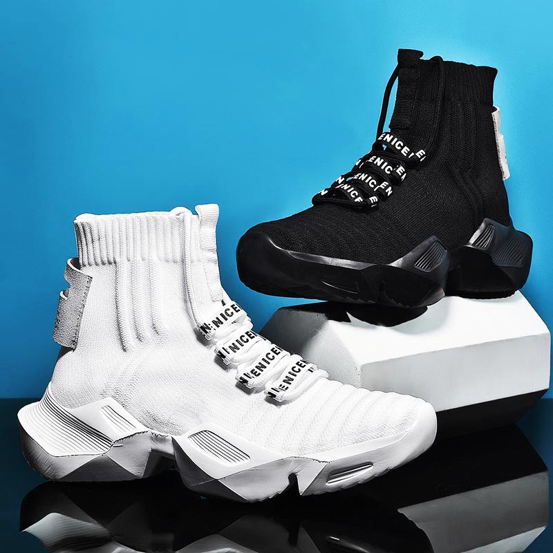 플러스 사이즈 하이 탑 대규모 스포츠 양말 부츠 남성  - Wedding Supply Online 리뷰 및 가격