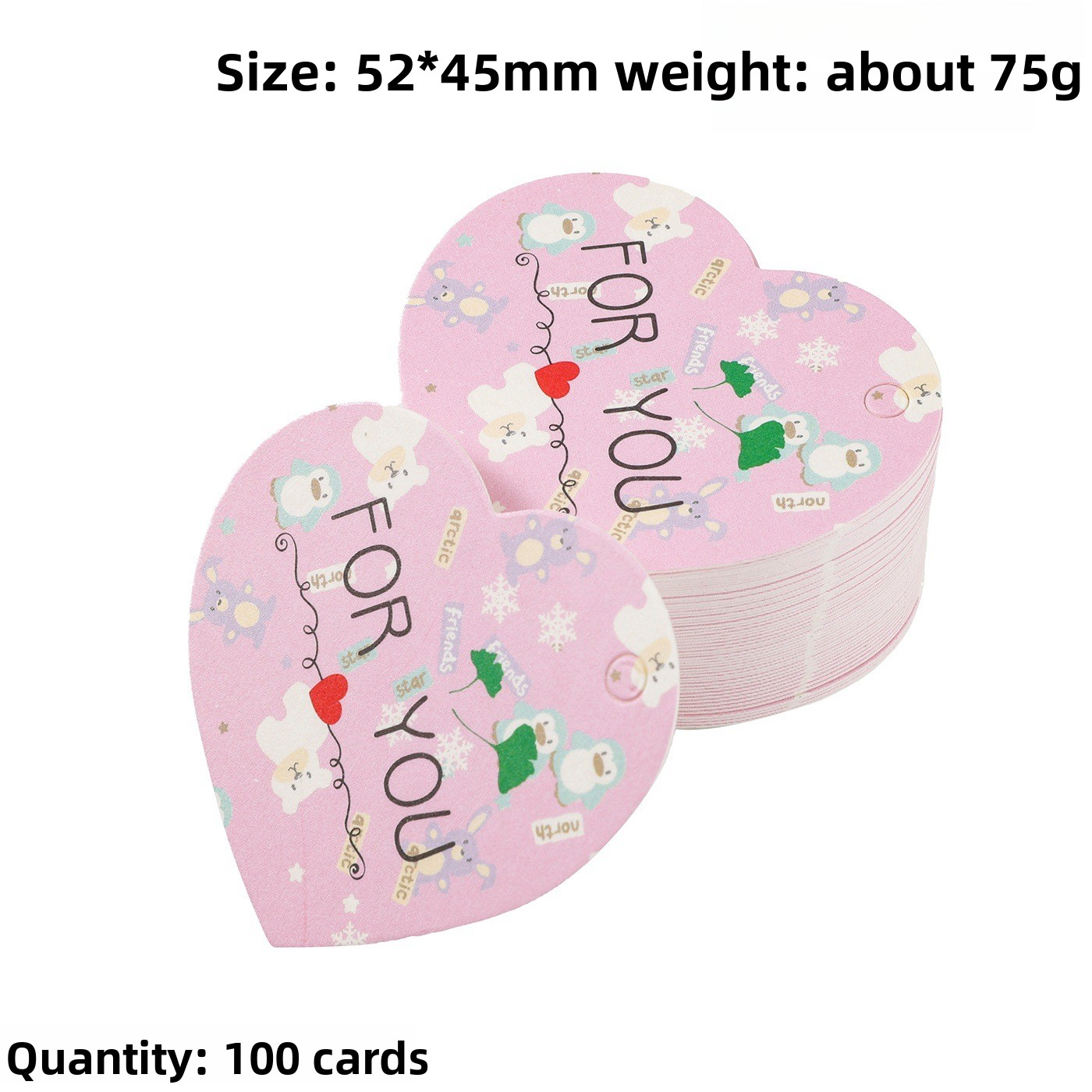 100개 감사 선물 태그 카드 하트 사랑 가방 행택 웨 - Wedding Decoration Supply 리뷰 및 가격