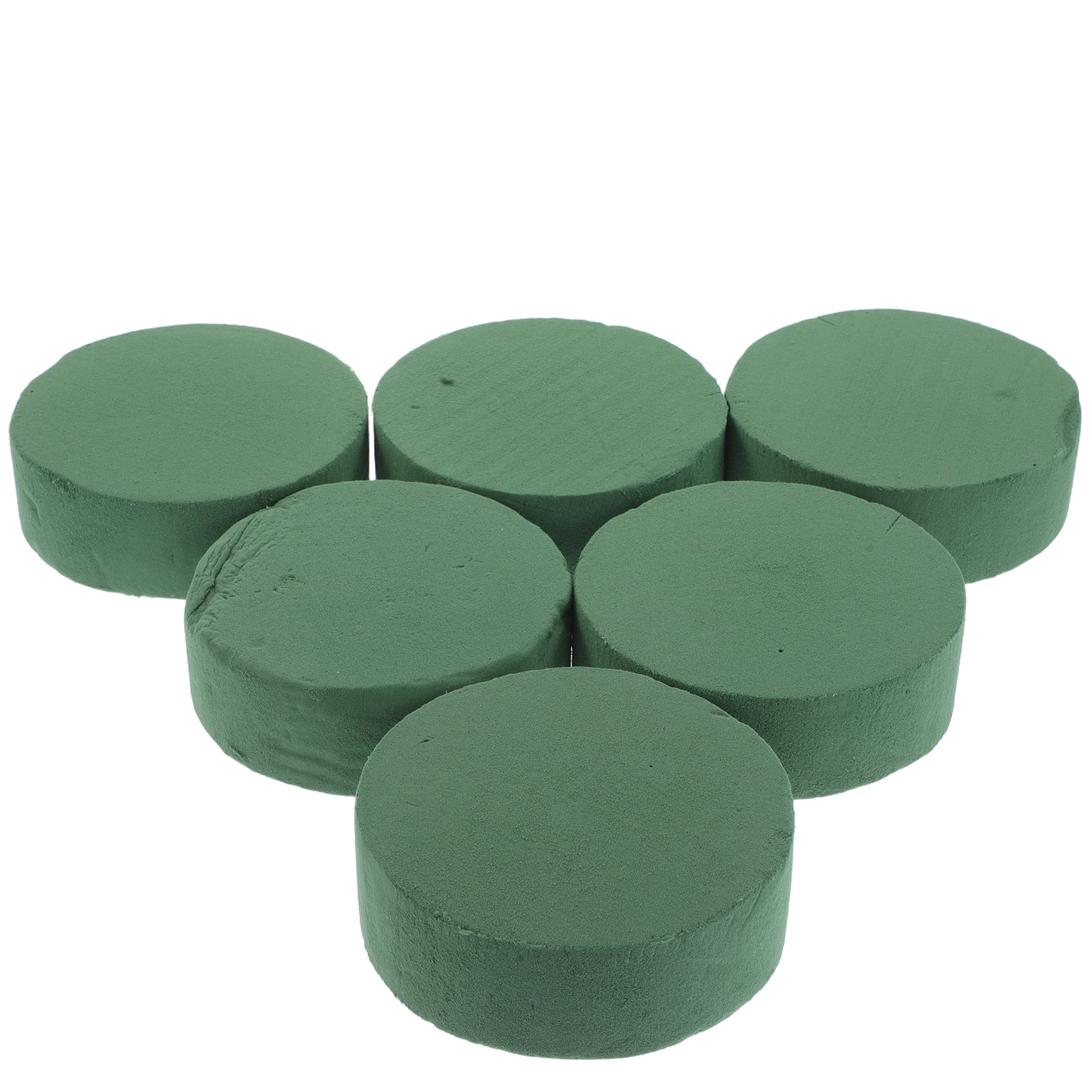 6개입 원형 플로랄 폼 블록 4.5인치 그린 수분 공급 - Wedding Decoration Supply 리뷰 및 가격